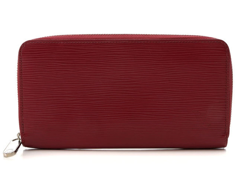 LOUIS VUITTON Zippy Wallet Epi Fuschia Pink Round Long